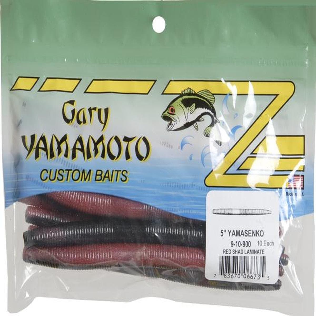 Yamamoto BAITS 5" SENKO / 10 Pack/Clear W/Large Black Flake — view 26