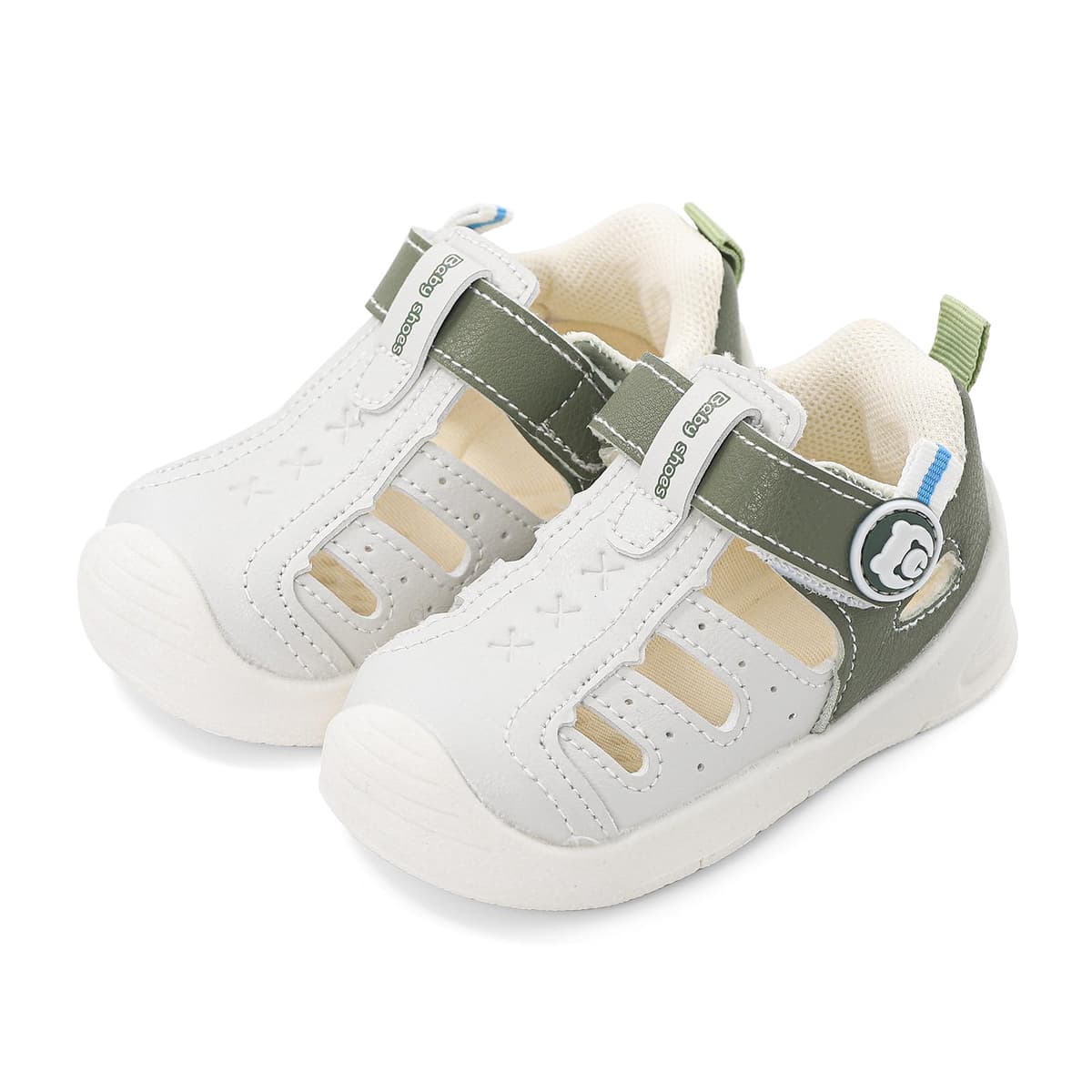 MK MATT KEELY Baby Boys Girls Sandals Toddlers Summer First Walking Shoes Kids Closed Toe Pre Walkers with Anti-Slip Rubber Sole