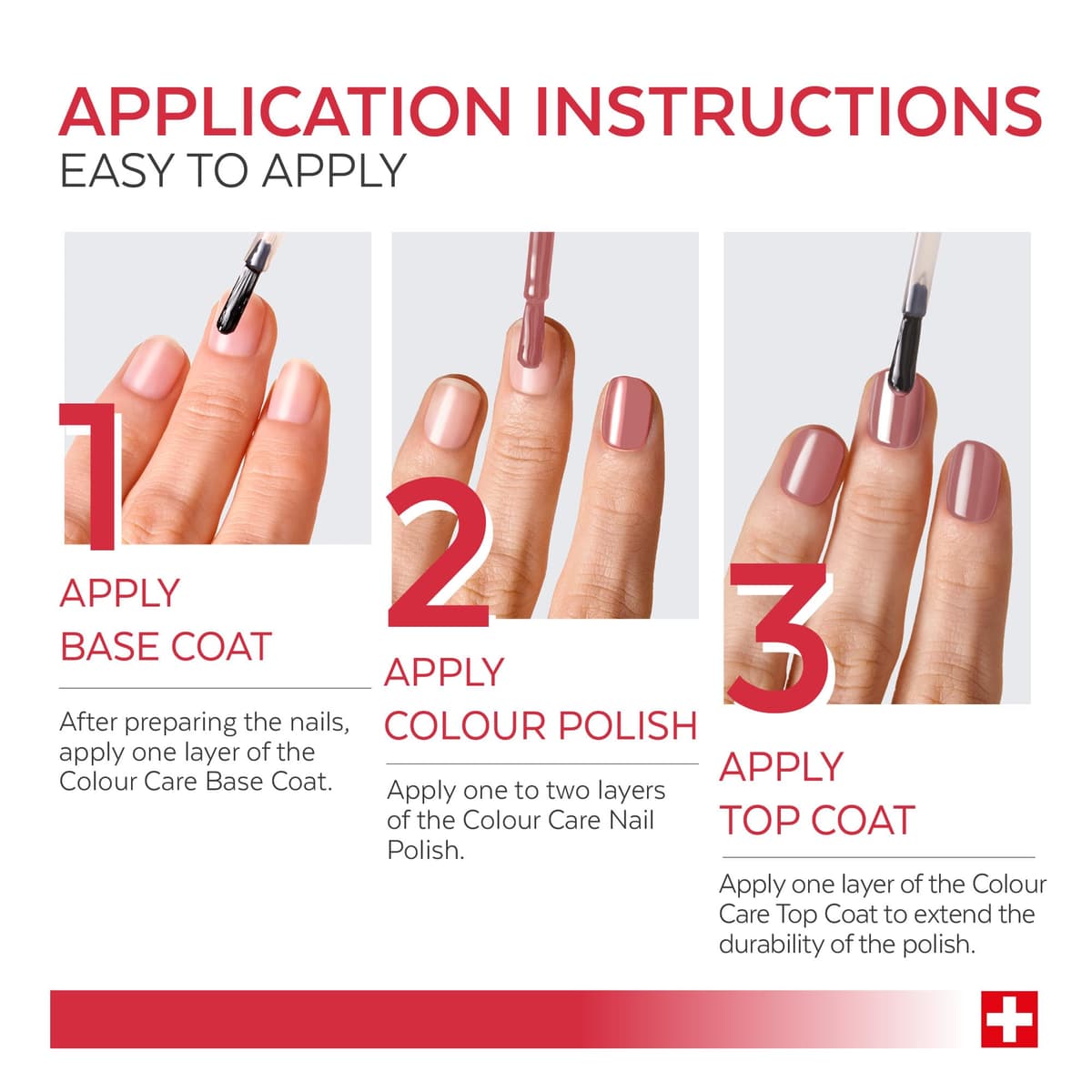 PODERM Nail Care Polish with Tea Tree - Rosewood | Swiss Lab - 8ML | Enriched with Tea Tree, Silicon & Biotin | Purifies, Clarifies & Nourishes Yellow Nails | Created by a Podiatrist — view 5