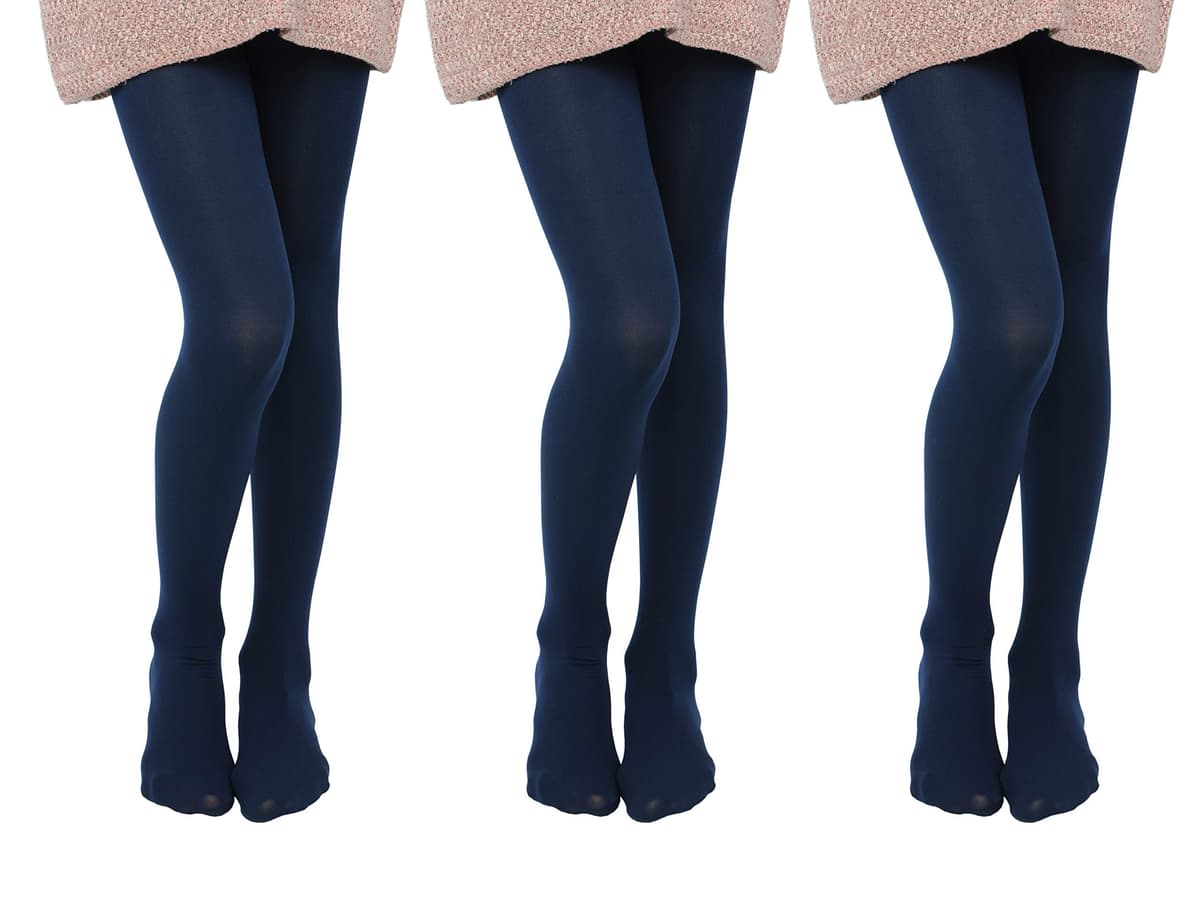 EVERSWE 3-Pack Girls Microfiber Tights Multiple Colors — view 8