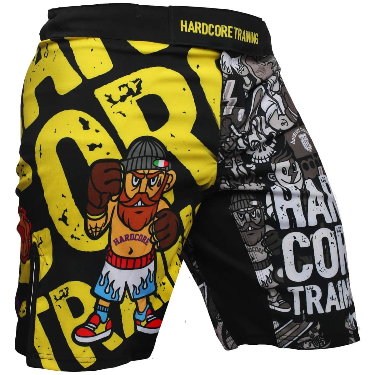 Hardcore Training Fight Shorts Hombre Pantalones Cortos MMA BJJ Boxeo Grappling Fitness No Gi — view 31