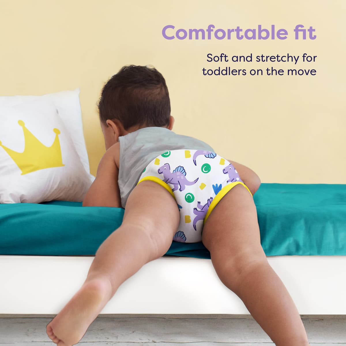 Bambino Mio Training Pants for Toddlers British Brand Award Winning Reusable Cloth Potty Pants Training Underwear, 2-3 Years, Outer Space, Baby and Toddler, Boys and Girls with Cross-Stitch — view 4