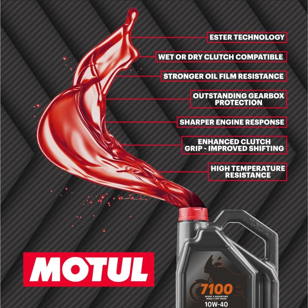 MOTUL Aceite Moto 7100 4T 10W40 4L — view 4