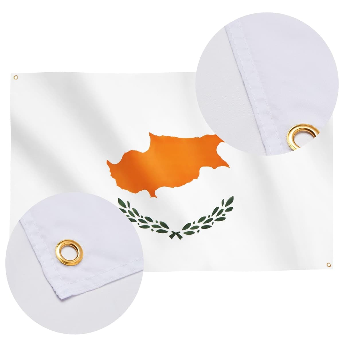 Runesol Cornwall Flag - 91x152cm, 3ft x 5ft, Cornish Flag, 4 Grommets, Eyelet in Every Corner, Premium Quality, Inside & Outside Use, Vivid Colours — view 796