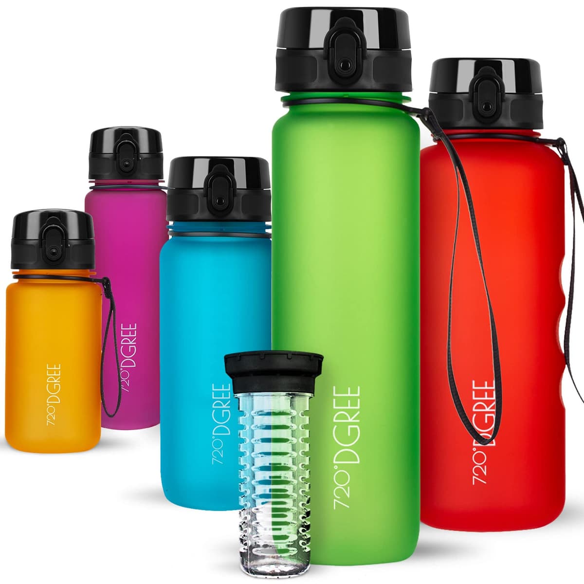 720°DGREE Botella de agua uberBottle – 1,5 litros, 1500ml | Novedosa botella deportiva | Sin BPA | Ideal para niños, fitness, deportes, fútbol, guardería, escuela, pequeños, antigoteo — view 35