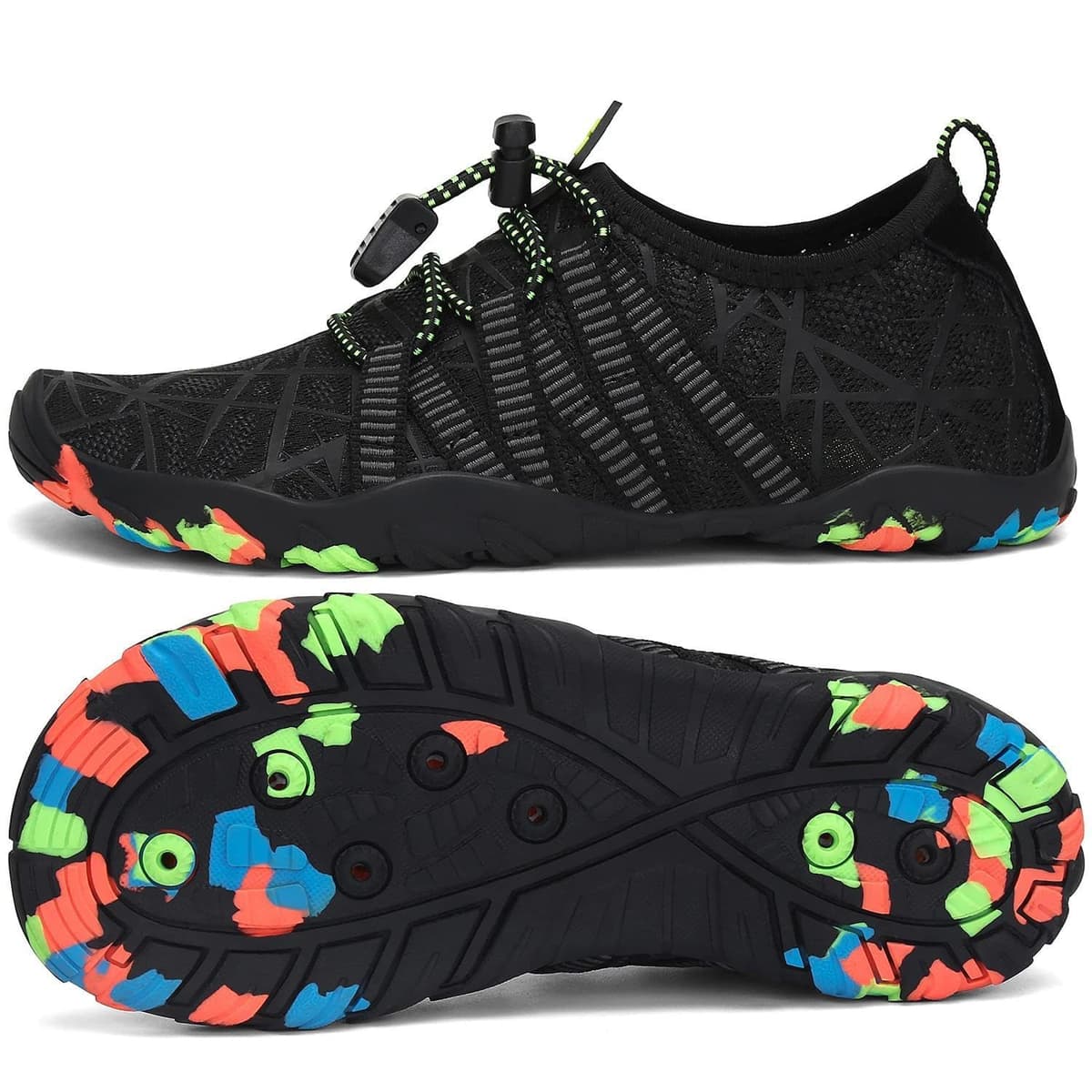 SAGUARO Escarpines Niño Niña Zapatillas de Agua Respirable Zapatos Agua Antideslizante Zapatillas Playa Escarpines Piscina Calzado para Natacion Surf Acuaticas,Gr 24-36 EU — view 20