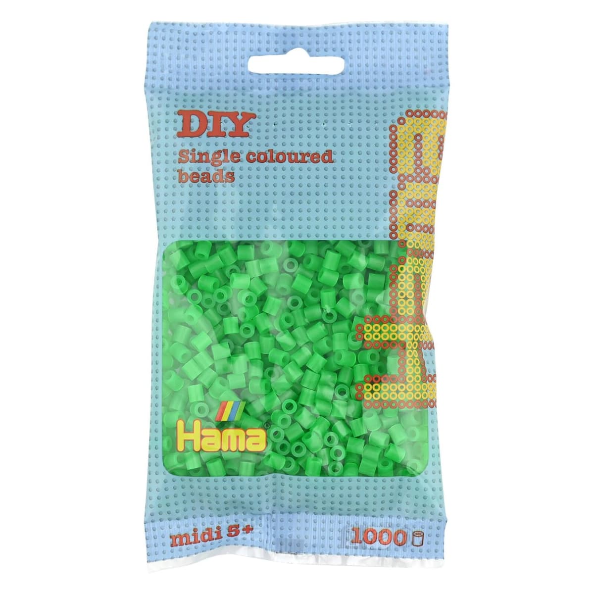 HAMA Bolsa de perlas | Aprox. 1000 cuentas midi fusibles para manualidades y mosaicos | Perlas de fusión para niños creativos 5+ | Juego de arte y decoración | Beige — view 18