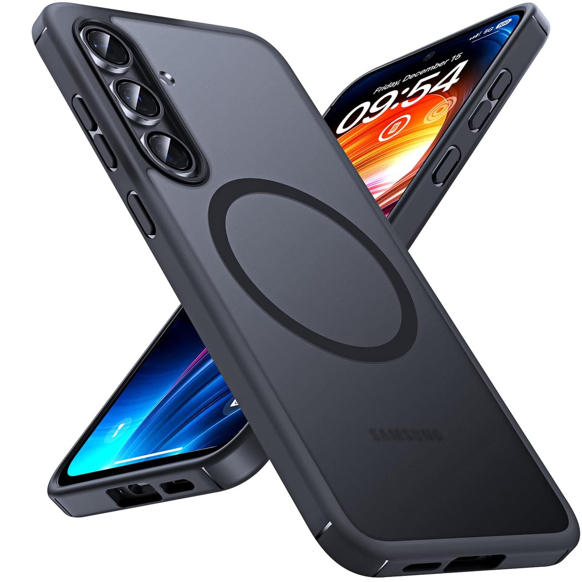 TOCOL Magnetic for Samsung Galaxy S26 Ultra Case, Fit for MagSafe, Drop Protection Slim Thin Translucent Matte Back for S26 Ultra Phone Case 6.9 inch, Black — view 15