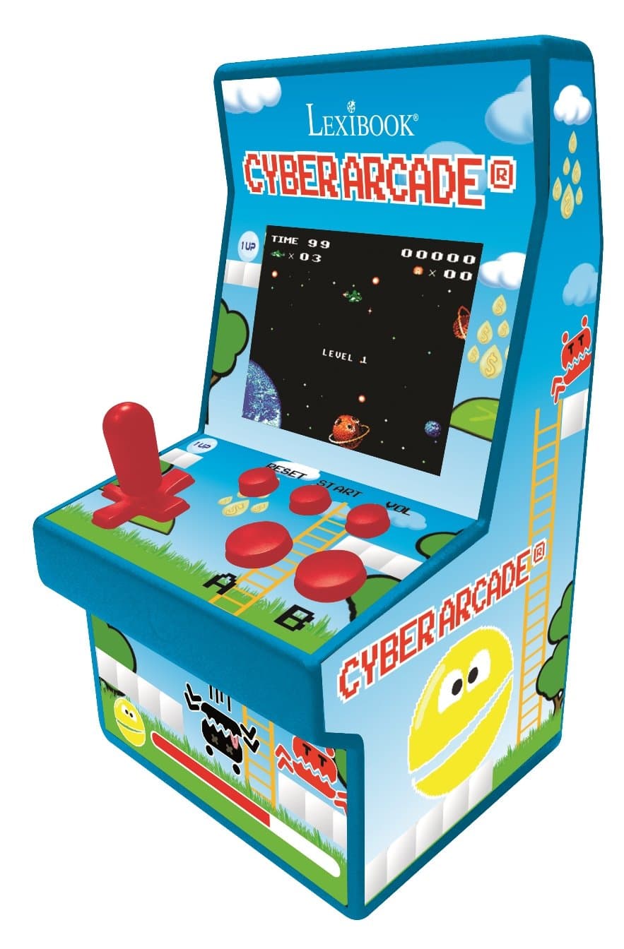 Lexibook Compact Cyber Arcade Portable Game Console, 250 Games, LCD, Battery, Video Game Child Teen, Black/Blue/Green, JL2377LXB — view 8