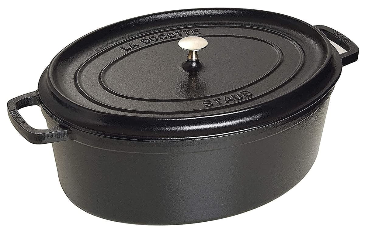 STAUB Cacerola/Cocotte de Hierro Fundido Ovalada, 17 cm, 1 L, Gris grafito — view 22