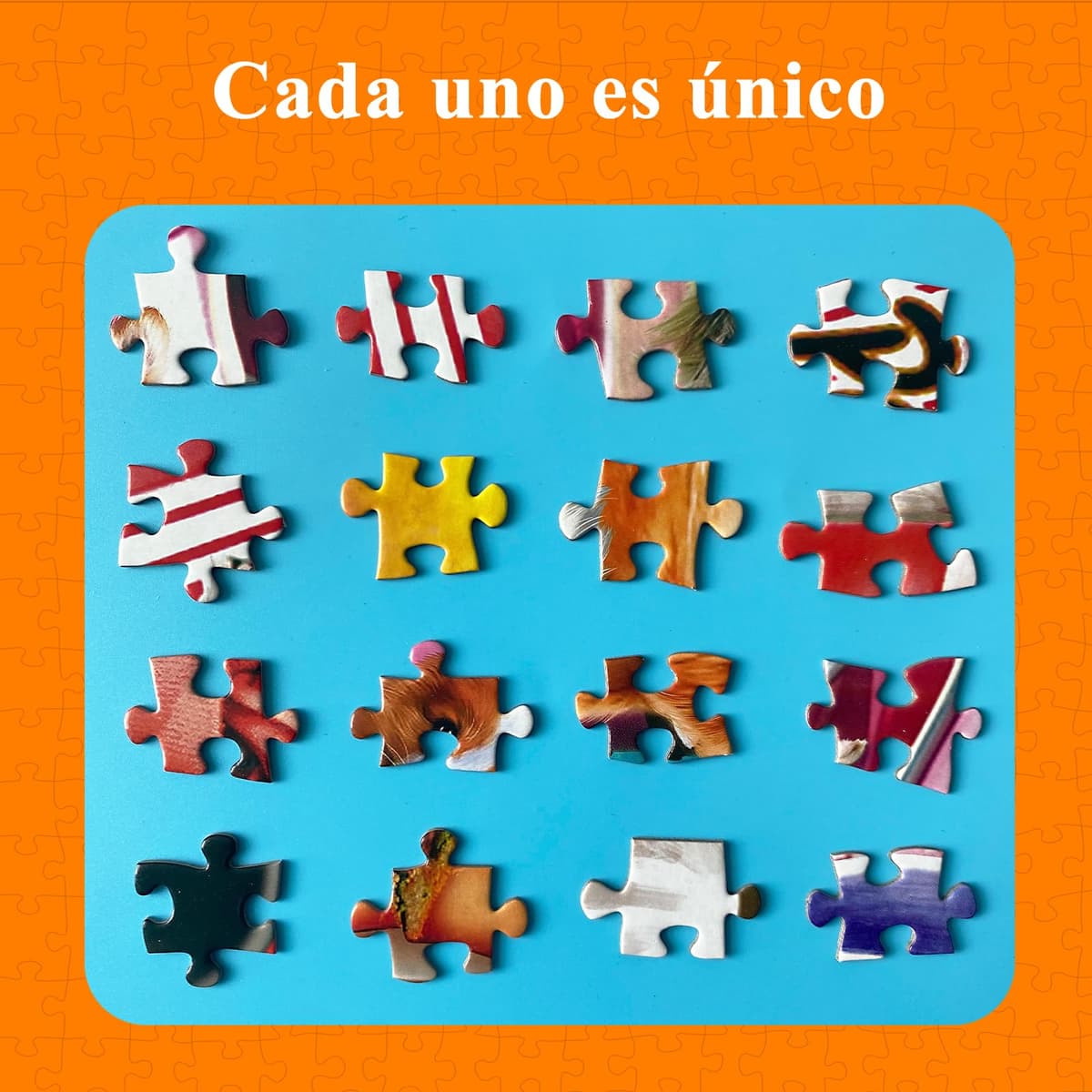 Rompecabezas para adultos de 1000 piezas, rompecabezas de conejo con letra de póster en la parte posterior, piezas únicas que se ajustan bien sin polvo (27.5 x 19.6 pulgadas) — view 4