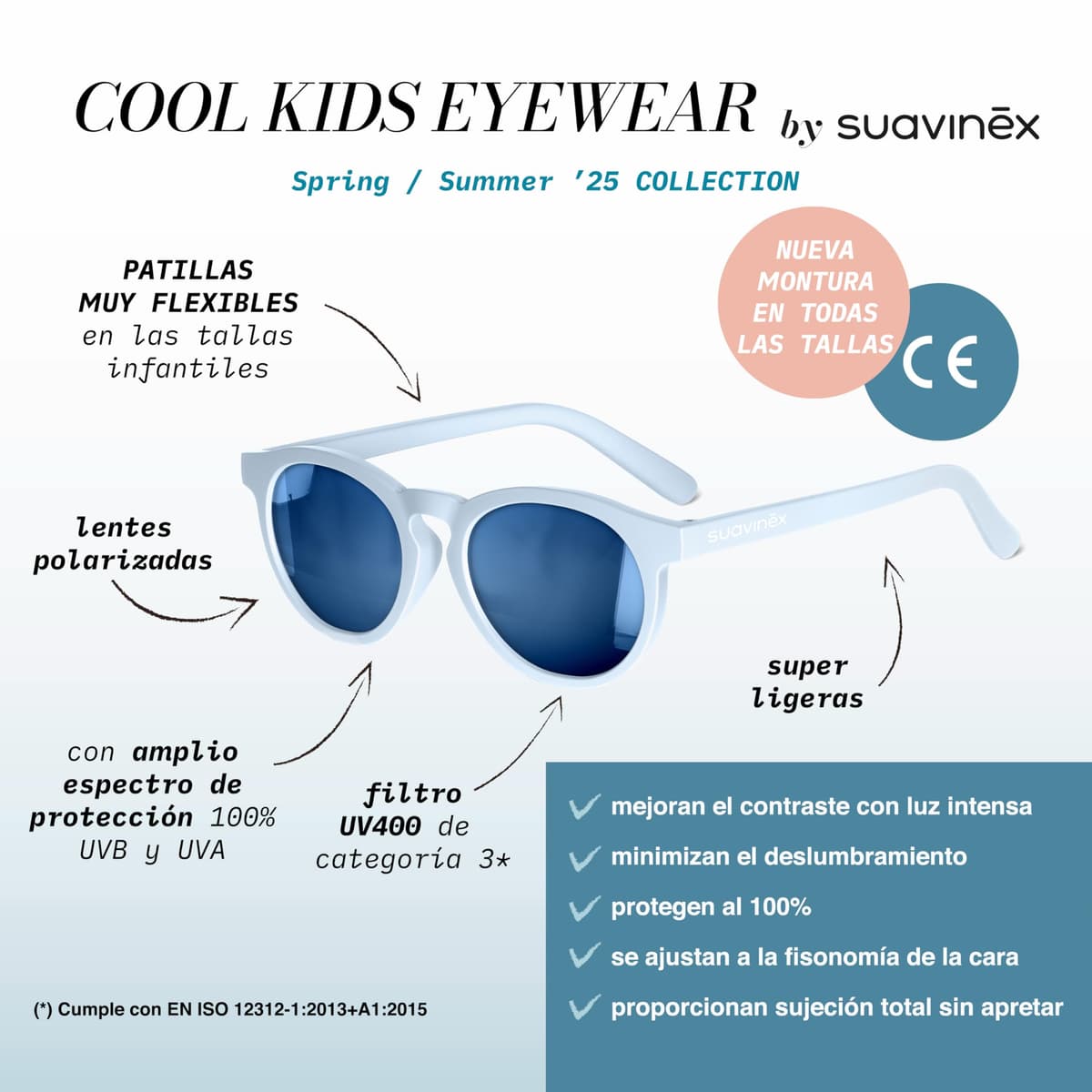 Suavinex, Gafas de Sol para Bebés de 0 a 12 Meses, Polarizadas, con Filtro UV 400, Cat. 3, 100% Protección Rayos UVA y UVB, con Funda Incluida, Muy Flexibles y Ligeras — view 5