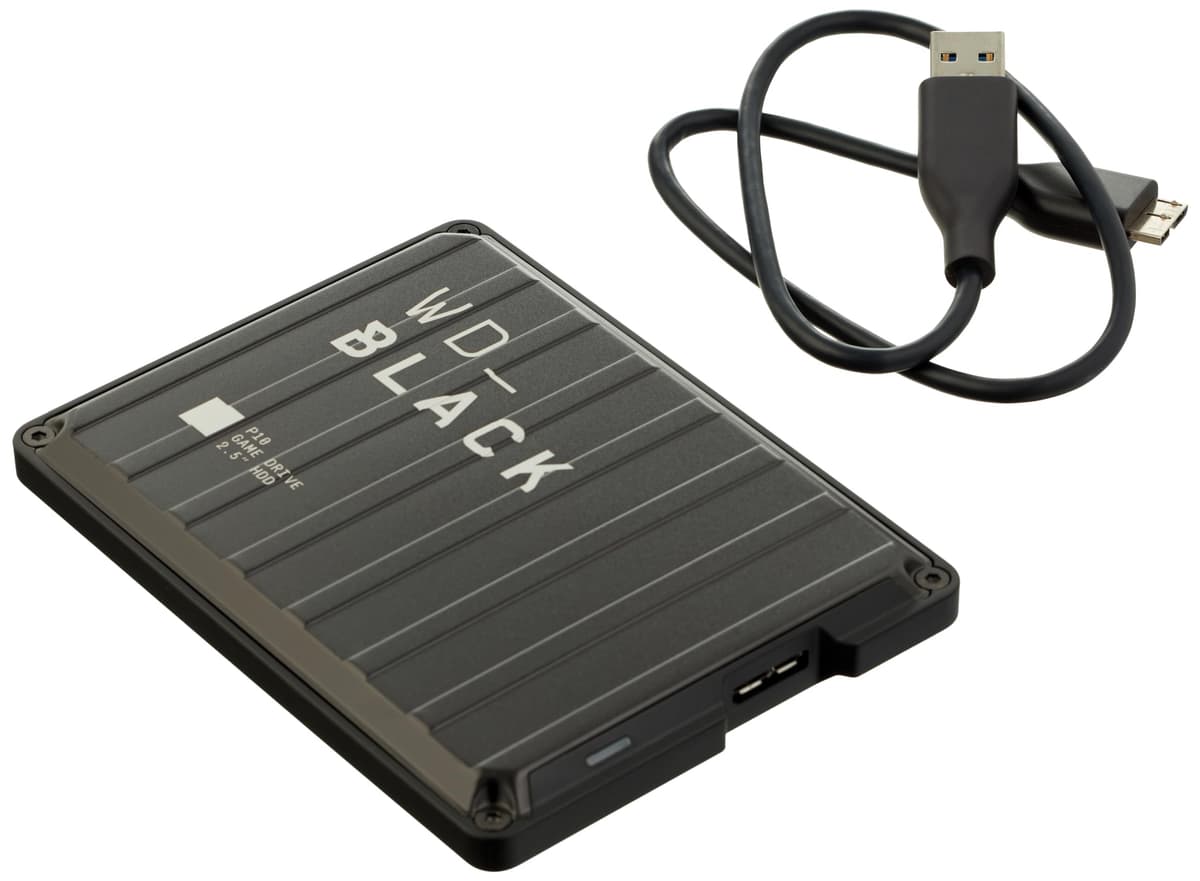 WD_BLACK P10 2TB Game Drive HDD portátil, USB 3.2 Gen 1, hasta 130 MB/s, Type-A compatible con Playstation, Xbox, PC y Mac — view 4