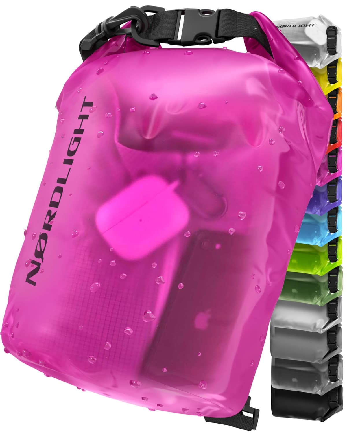 Nordlight Mochila Impermeable Roll Top 25L - Hybrid 25" | Bolsa Seca Con Compartimento Para Portátil De 15 Pulgadas, Bolsillos Exteriores E Interiores, Sistema De Transporte Acolchado — view 33