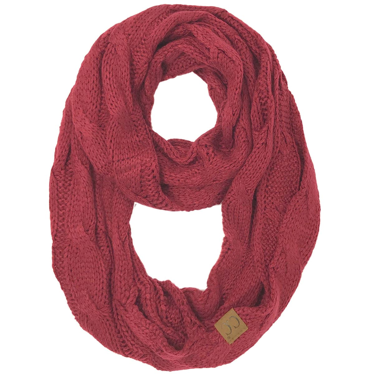 Warm Chunky Soft Stretch Cable Knit Beanie Skully — view 16