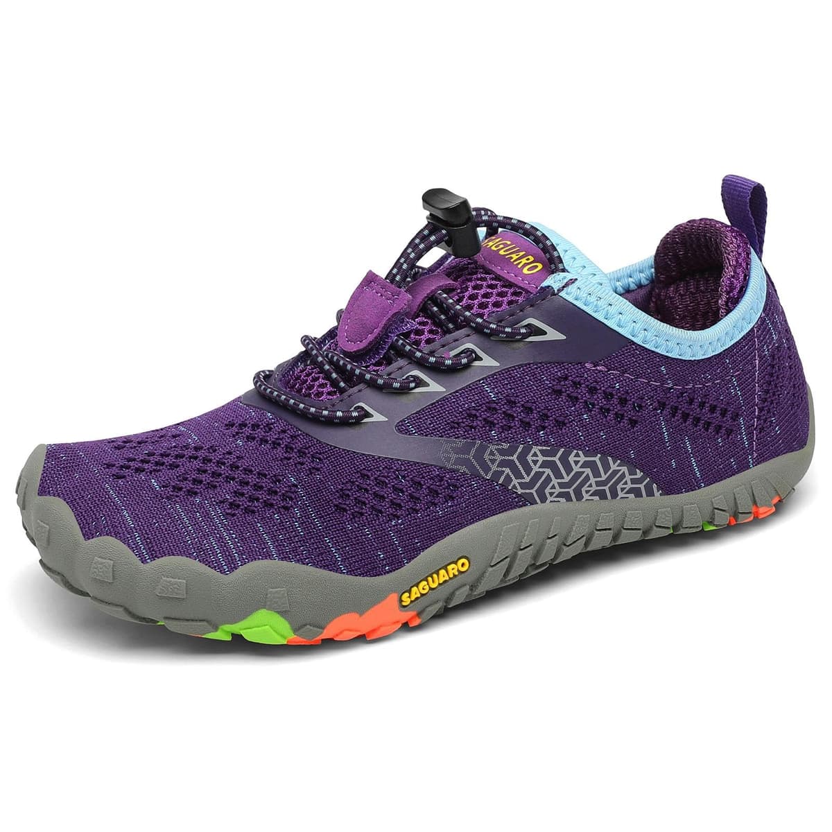 SAGUARO Minimalistas Barefoot Zapatillas de Trail Running Niños Zapatillas de Deporte Transpirables para Exterior Interior