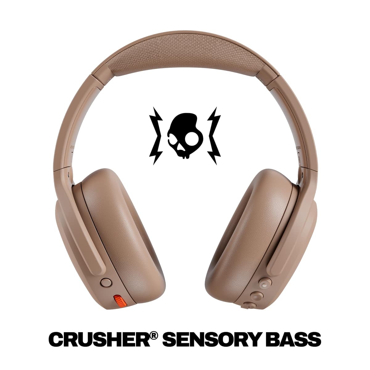 Skullcandy Crusher ANC 2 Wireless Over-Ear Bluetooth Headphones with Multi-Sensory Bass, Active Noise Cancelling, Up to 60 Hours Battery, Microphone for iPhone Android - Primer — view 2