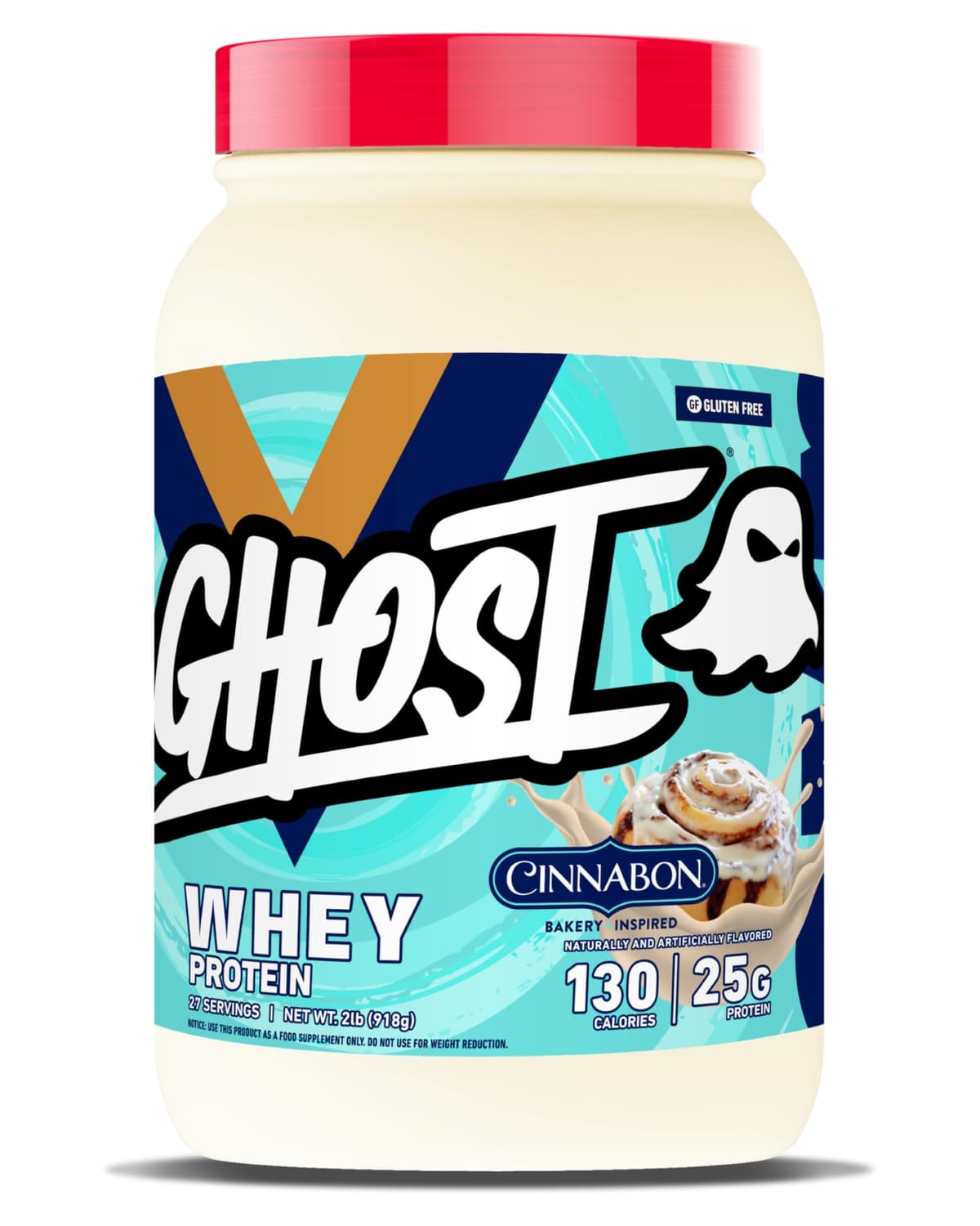 GHOST Whey Protein Powder, Nutter Butter - 2LB, 26G of Protein - Whey Protein Blend - ­Post Workout Fitness & Nutrition Shakes, Smoothies, Baking & Cooking - Cookie Pieces Inside — view 11