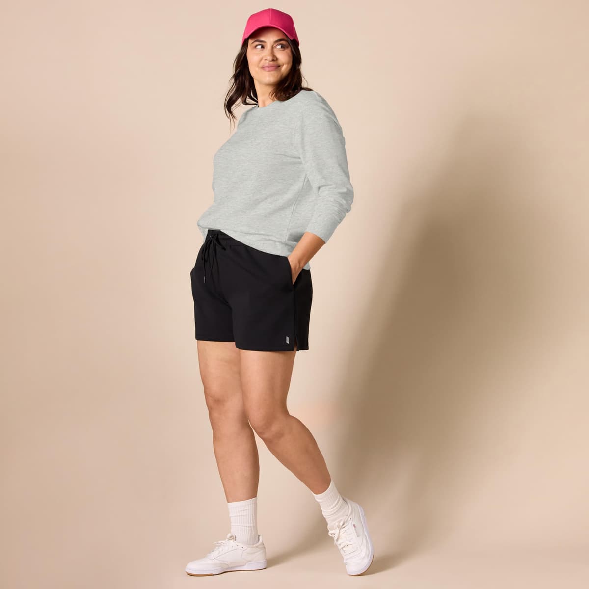 Amazon Essentials Mujer Sudadera con Cuello Redondo de Forro Polar (Disponible en Tallas Grandes) — view 93