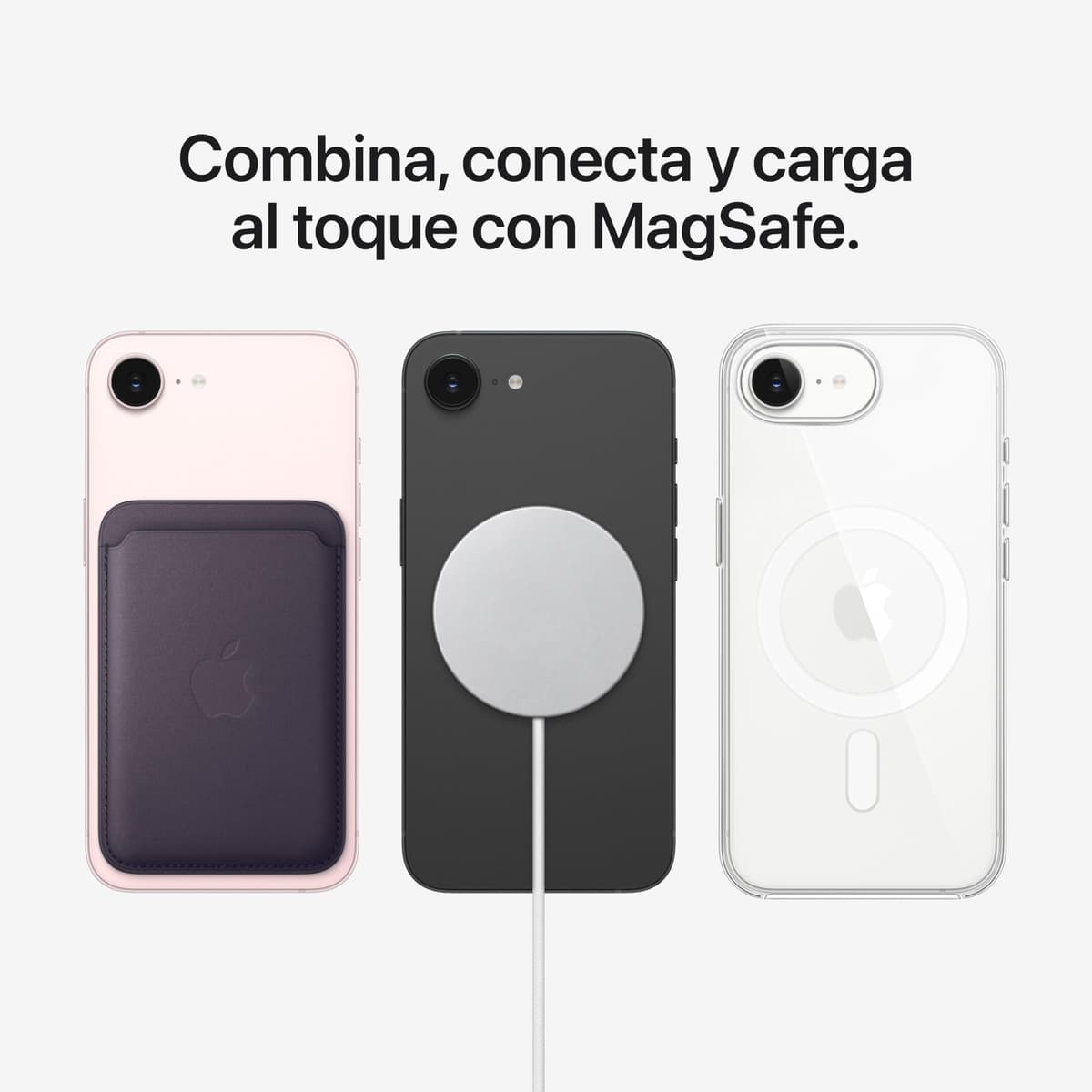 Apple iPhone 17e de 256 GB: Pantalla Super Retina XDR de 6,1 Pulgadas, Chip A19, autonomía para Todo el día, cámara Fusion de 48 Mpx; Rosa — view 3