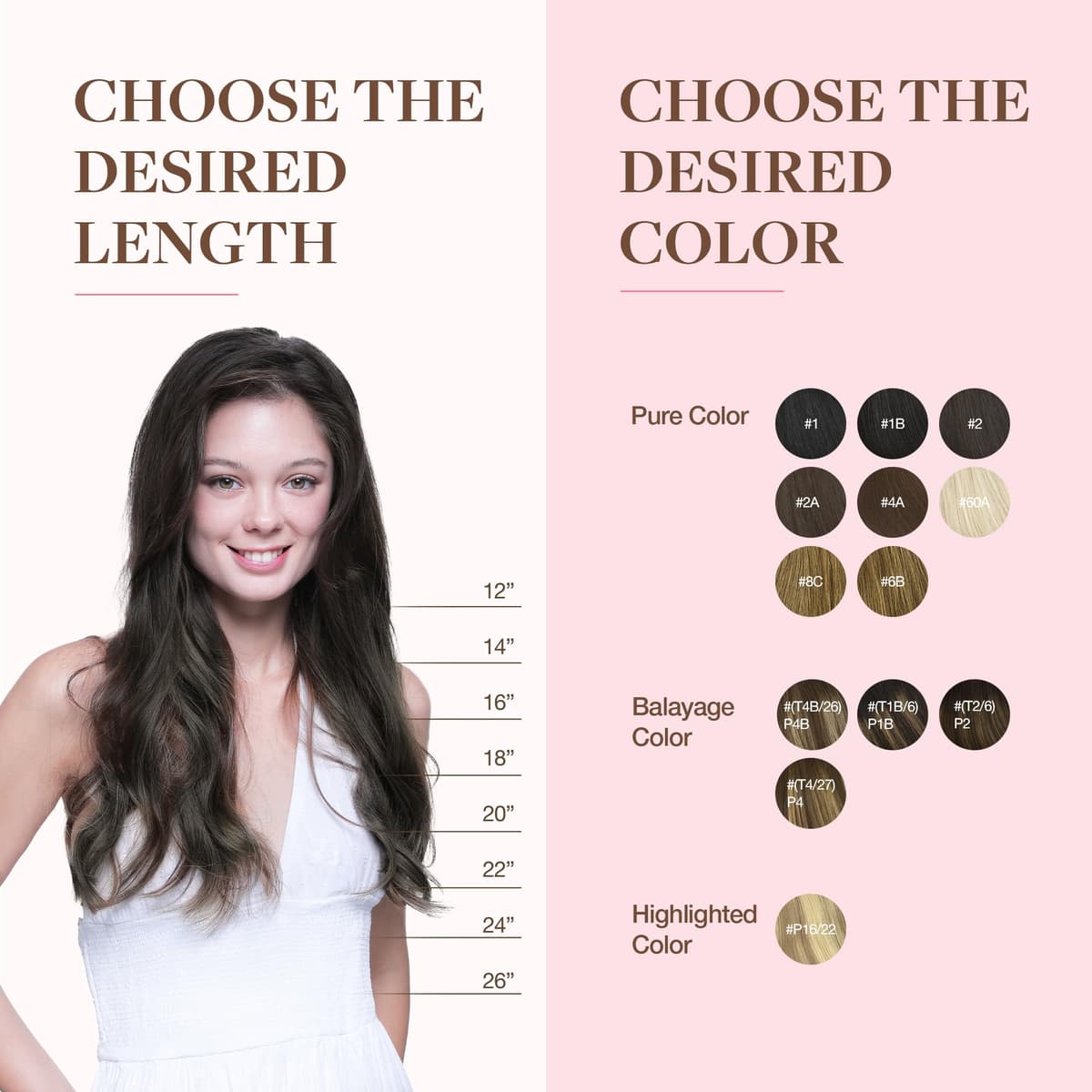 GOO GOO Clip in Hair Extensions Human Hair, 18inch 150g 9Pcs, #2 Dark Brown, Hair extensions for women, Human Hair Extensions Clip in — view 348
