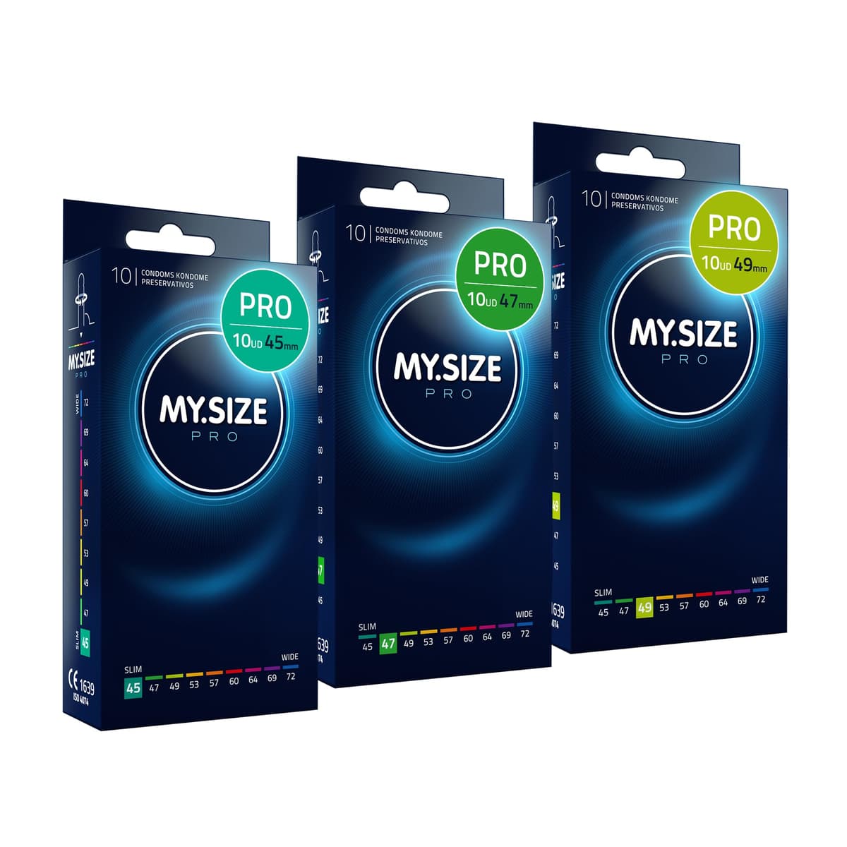 MY.SIZE PRO Condones ÉLITE, talla 5, 60 mm, XL, 10 piezas - Látex Vytex extra puro, fácil de abrir — view 50
