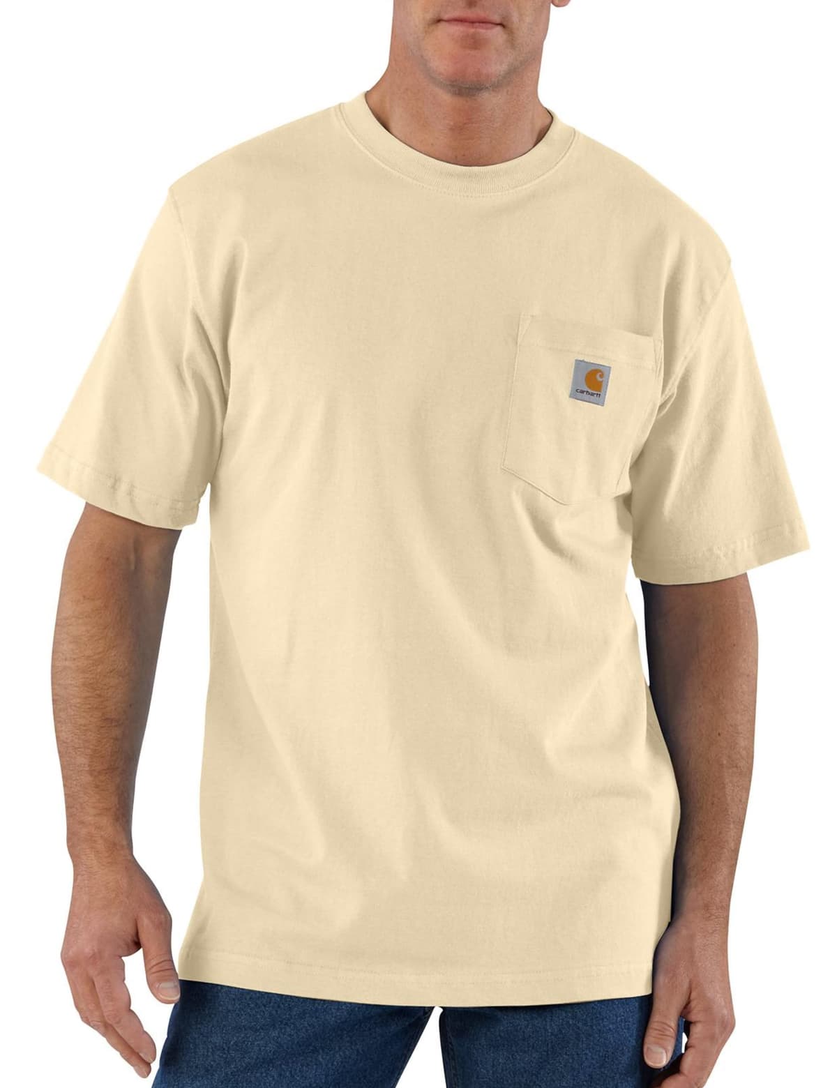 Carhartt Mens Loose Fit Heavyweight Short-Sleeve Pocket T-Shirt (Also Available in Big & Tall) CloseoutWork Utility T-Shirt — view 54