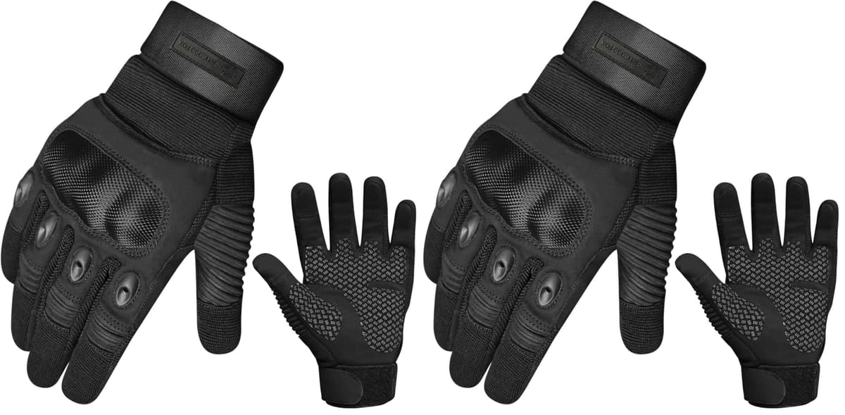 WESTWOOD FOX WFX Motorcycle Gloves for Men and Women Hard Knuckle Full Finger Touchscreen Motorbike Gloves for Bike Riding — view 10