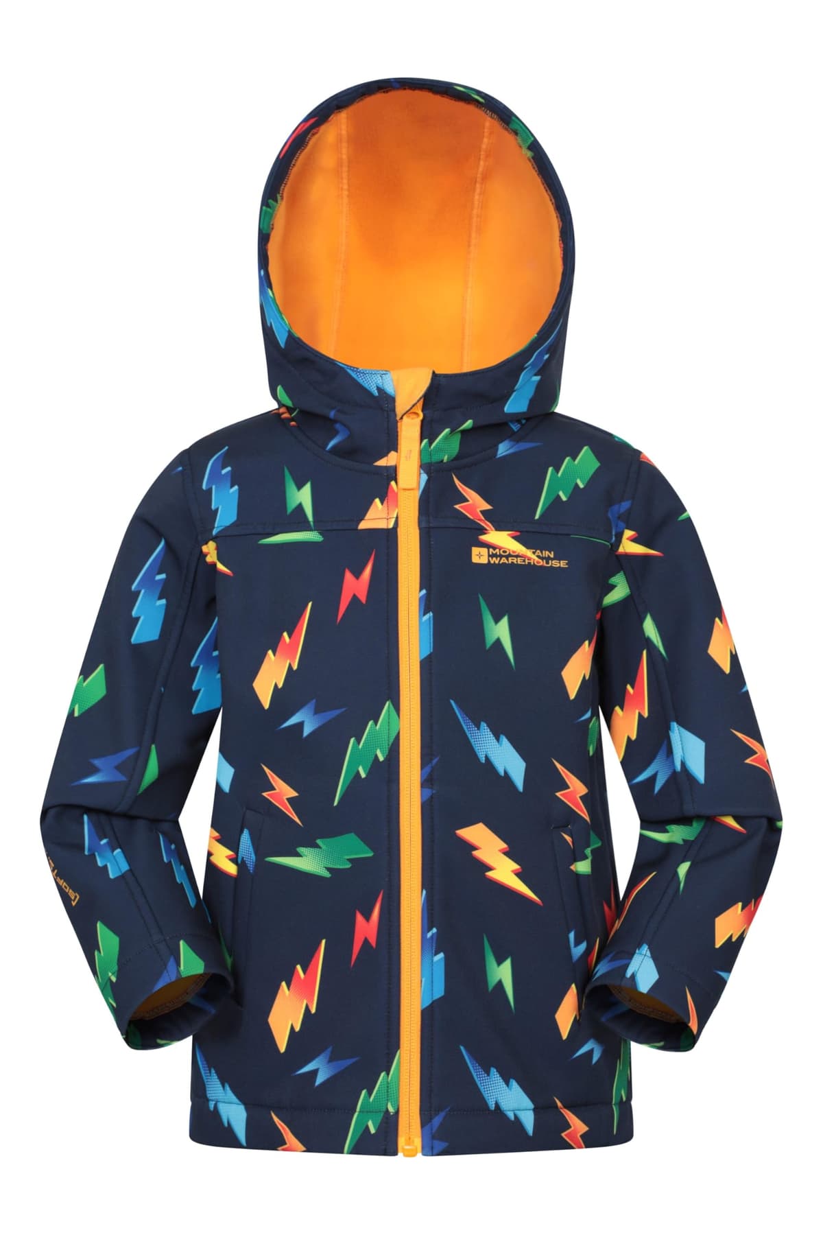 Mountain Warehouse Exodus Kids Softshell Jacket - Breathable, Wind & Water Resistant, Fleece Lined Coat, For Boys & Girls - Best For Sping Summer & Hiking — view 37