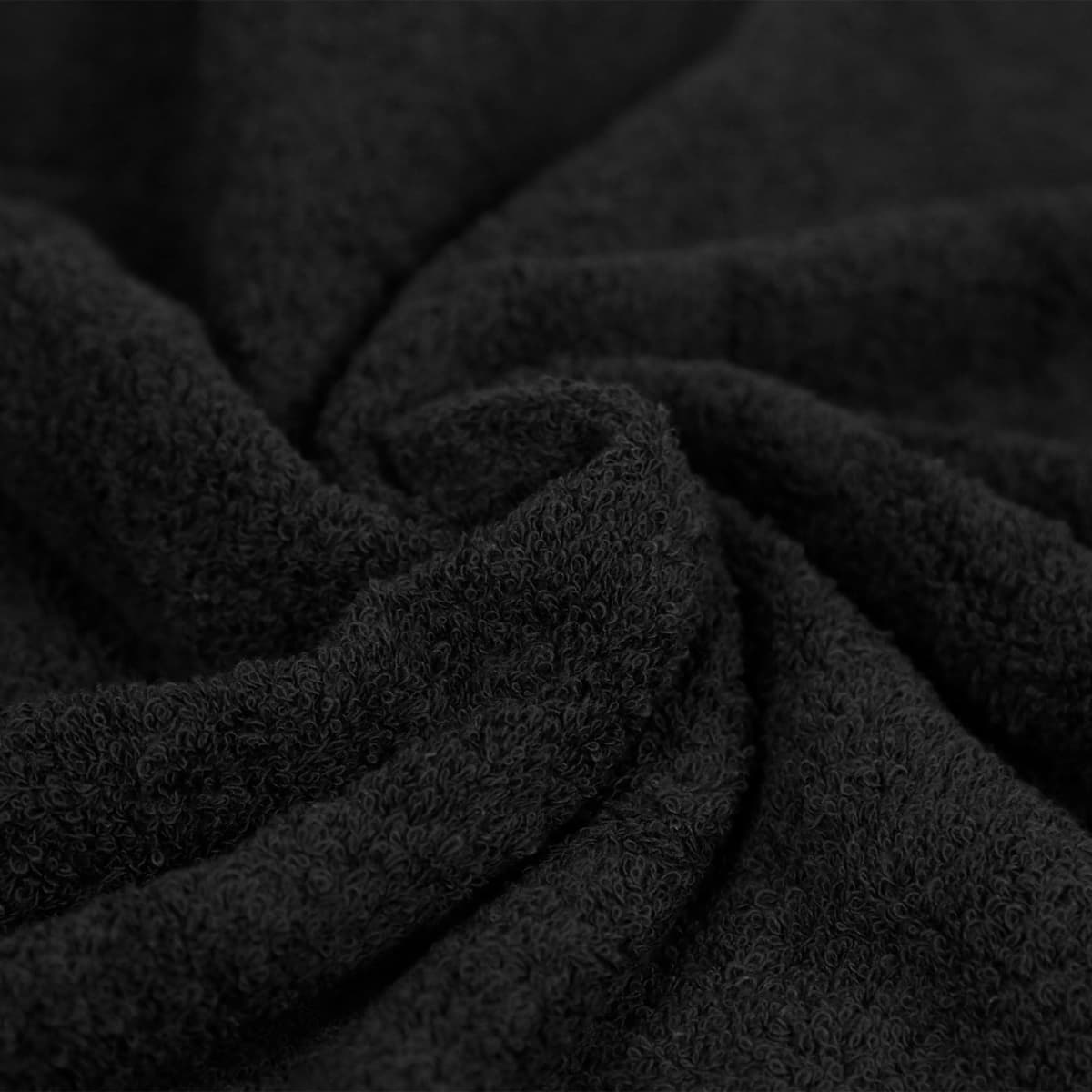 Amazon Basics Juego Toallas Baño Completo 100% Algodón 2 Toallas Baño + 2 Mano, Negro, Pack 4 Unidades — view 4