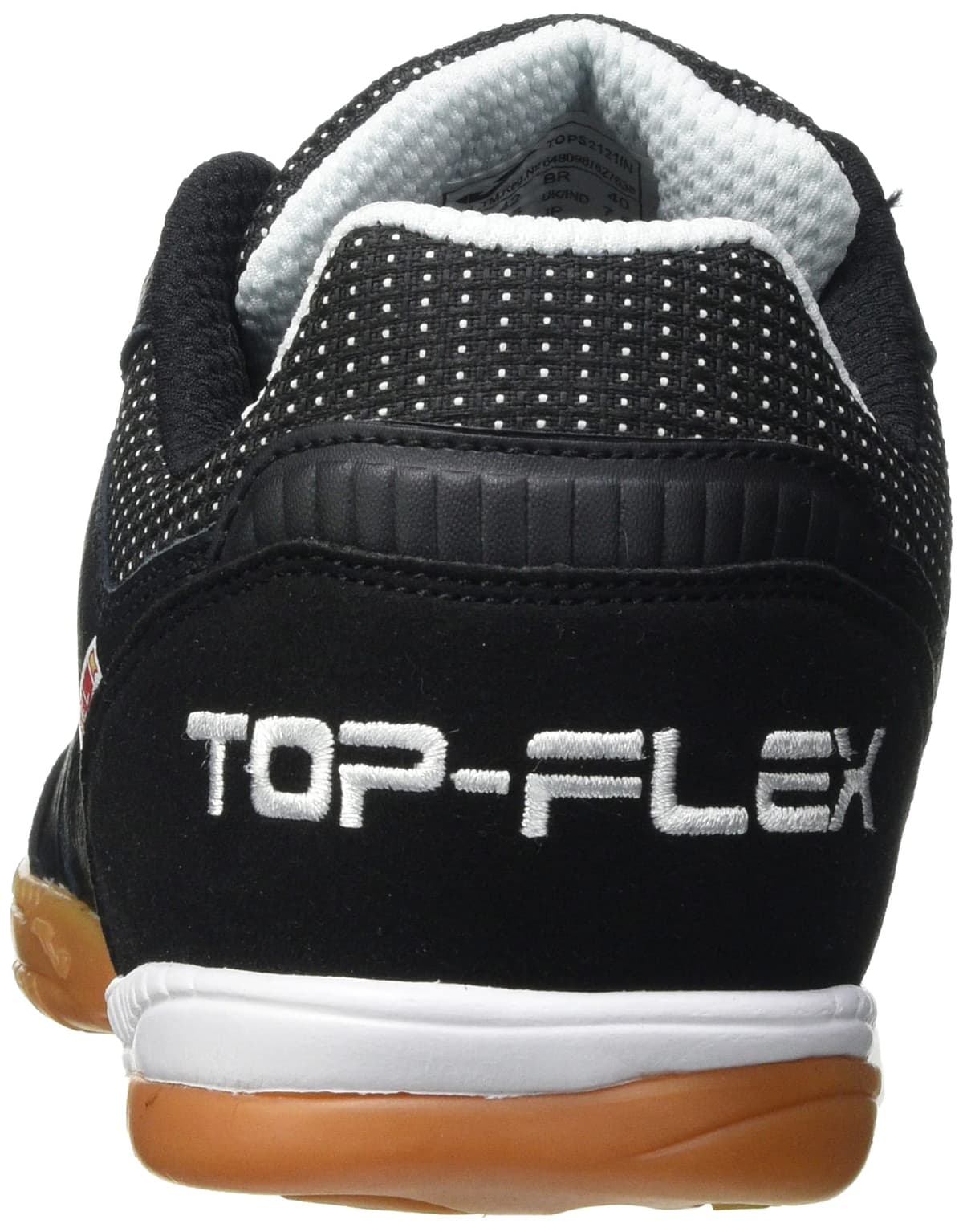 Joma Zapatillas de Fútbol Sala, 36 - 46 Top Flex con Puntera Reforzada - Flexible y Máxima Estabilidad - Negro — view 3