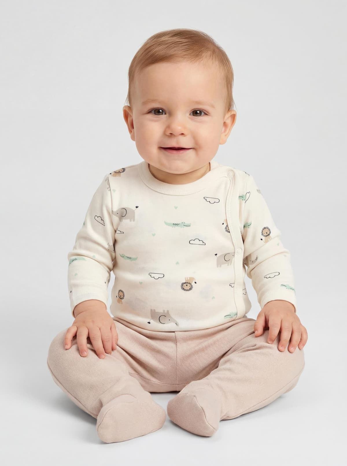TupTam Body Bebé – Pack de 5 Bodies Bebé Recién Nacido, Body Bebé Niño con Cierre Frontal, 100% Algodón — view 3