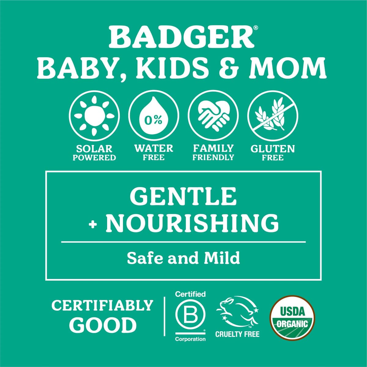 Badger Organic Belly Butter 56g — view 4