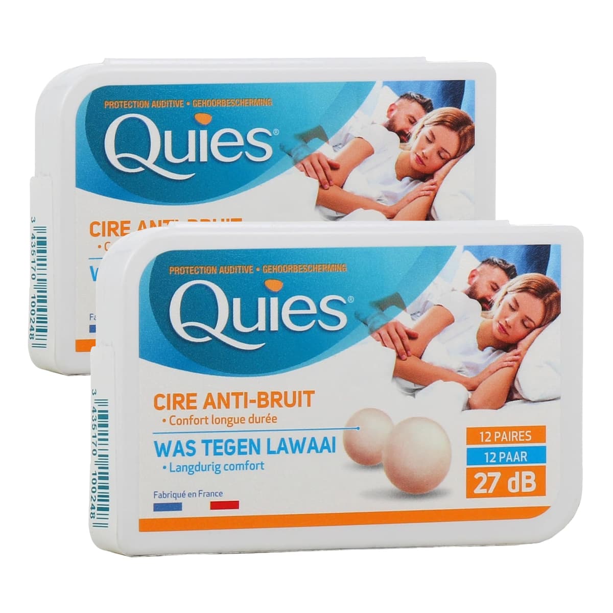 Caswell-Massey Quies Earplug Natural Wax, 8-Pairs — view 3
