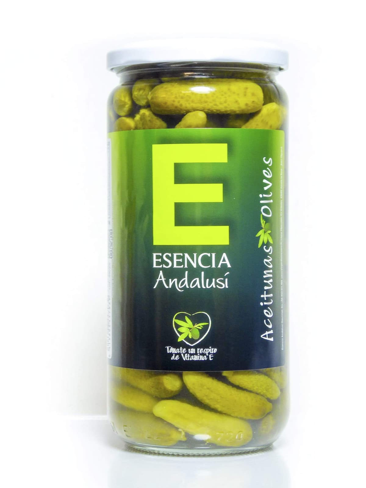 Pepinillos 700 Gr - Esencia Andalusí - Producto de Jaén (2 Unidades)