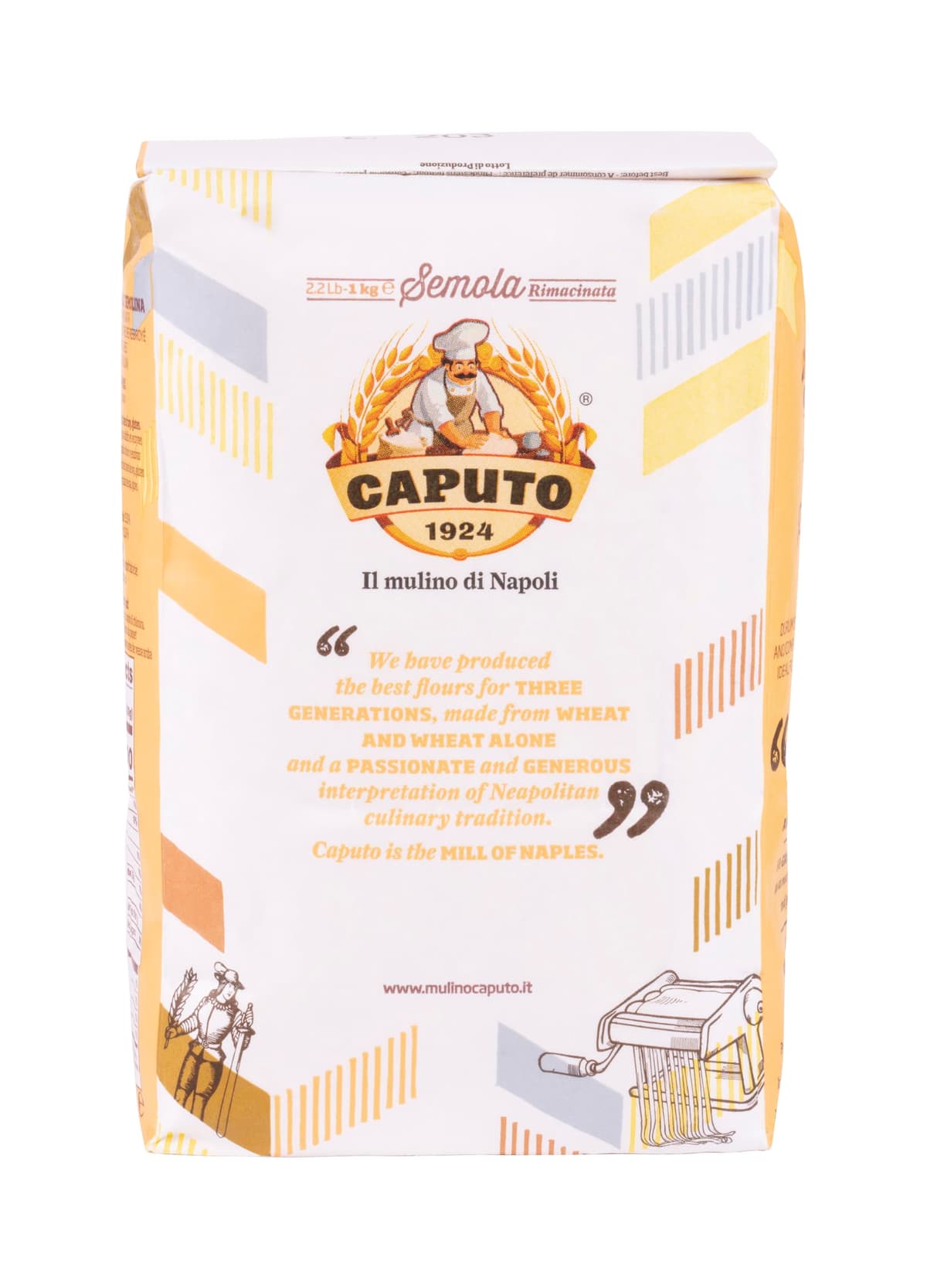 Antimo Caputo 00 Semola (Semolina Flour) - 2 Pack, 1 kg — view 4