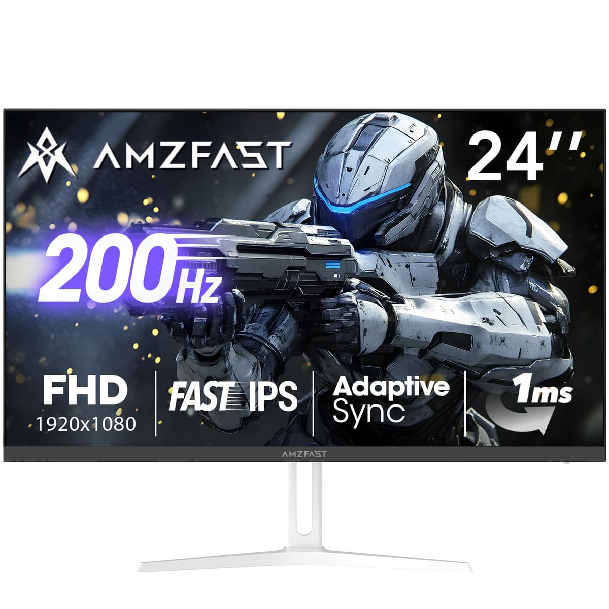 Amzfast 34 Inch Curved Gaming Monitor, 3440x1440p UWQHD, 240Hz, 1ms MPRT, 1500R Curved Screen, Adaptive Sync, HDR, 3000:1 Contrast, 130% sRGB, HDMI2.1&DP1.4, VESA 75x75mm, PIP/PBP, AMZG34C5Q Pro — view 17