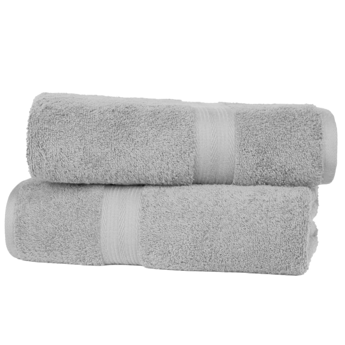 Amazon Basics Juego Toallas Baño Completo 100% Algodón 2 Toallas Baño + 2 Mano, Negro, Pack 4 Unidades — view 21