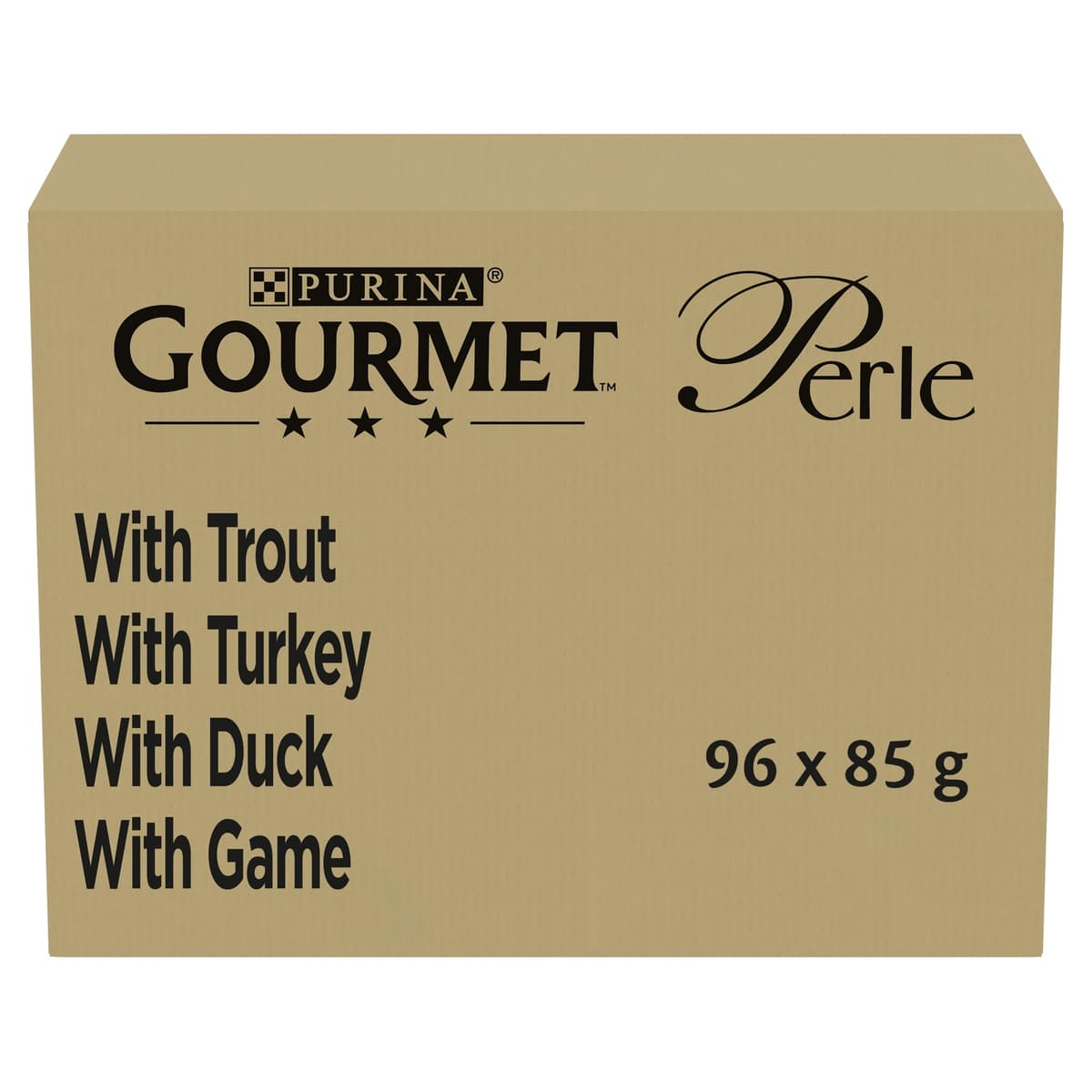 GOURMET Perle Chef's Collection Adult Wet Cat Food Mini Fillets in Gravy Variety Turkey, Tuna, Duck, Lamb 40 x 85g Pouches — view 13