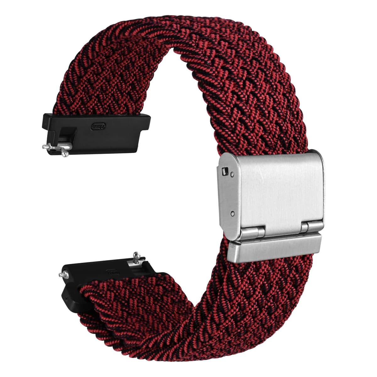 WOCCI Tejido Correas Reloj de Nailon para Hombre y Mujer, Hebilla Ajustable, Liberación Rápida, Trenzado Bandas Deportivas de Repuesto 18mm 19mm 20mm 21mm 22mm — view 29
