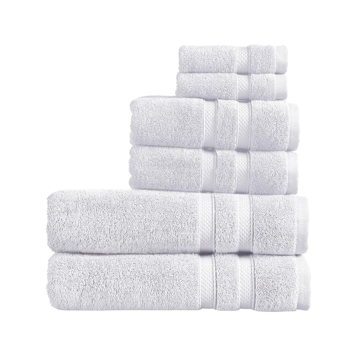 Christy Chroma Bath Towels | Set of 2 | Highly Absorbent Heavyweight 675GSM | Bold and Bright | Soft Velvety Smooth Bathroom Shower Towels | 100% Cotton | Sustainably Made | Ash Grey — view 72