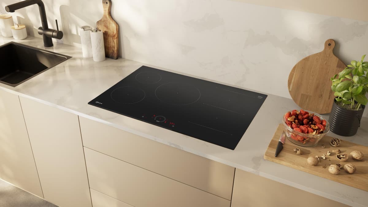 Neff T58FHW1L0 N 70, Built-in Induction hob 80 cm Black — view 3