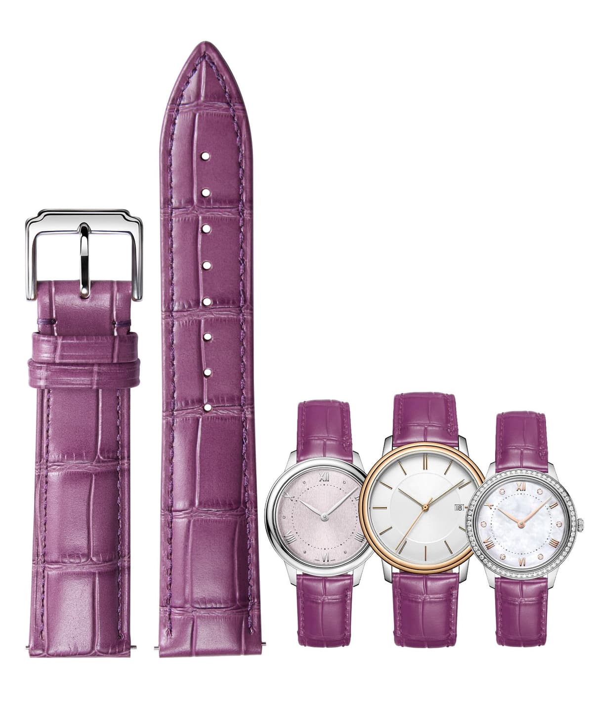 BINLUN Correa Reloj de Piel de Liberación Rápida Correas de Relojes de Cuero de Repuesto para Hombres y Mujeres con 12 Colores (10mm 12mm 14mm 15mm 16mm 17mm 18mm 19mm 20mm 21mm 22mm 23mm) — view 12
