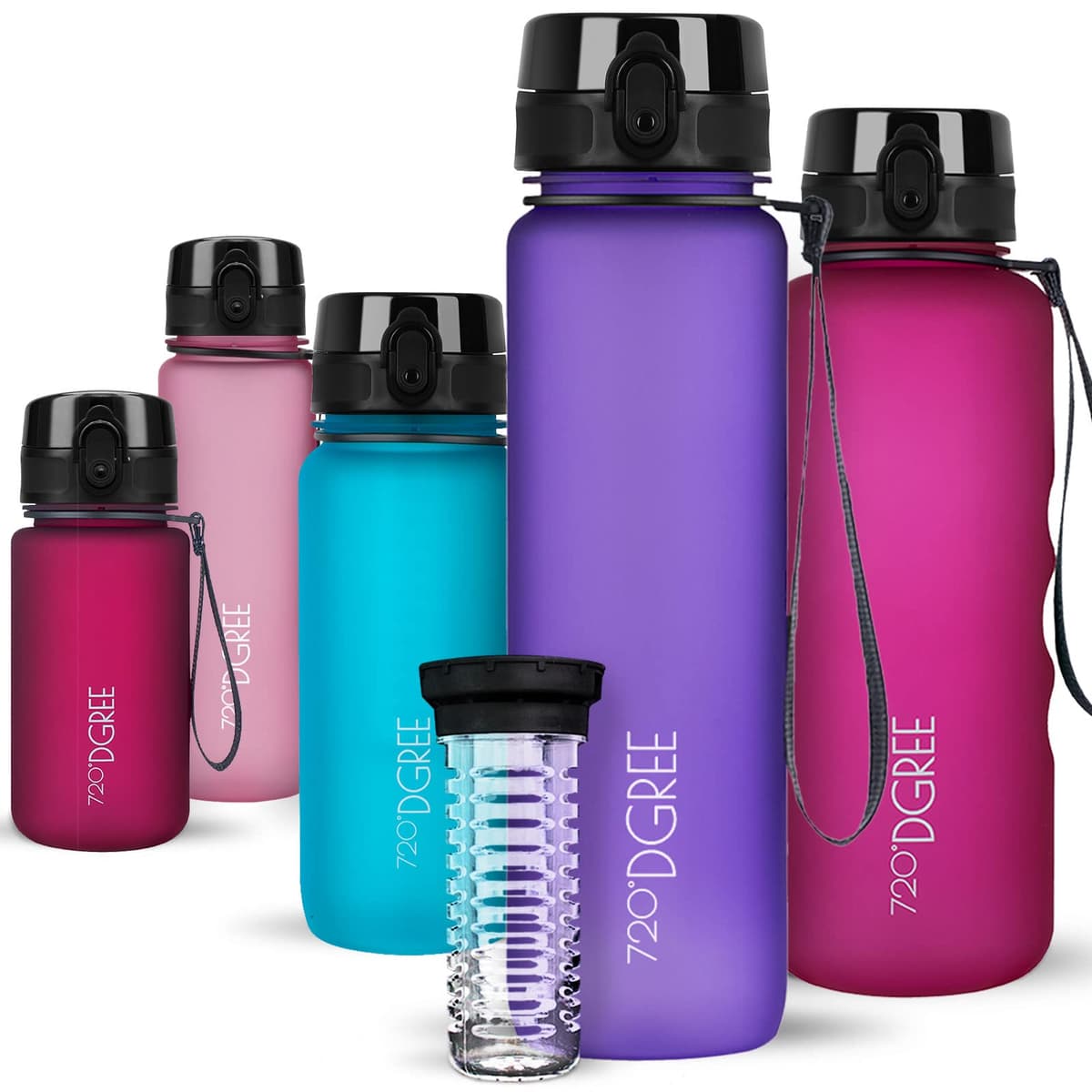 720°DGREE Botella de agua uberBottle – 1,5 litros, 1500ml | Novedosa botella deportiva | Sin BPA | Ideal para niños, fitness, deportes, fútbol, guardería, escuela, pequeños, antigoteo — view 80