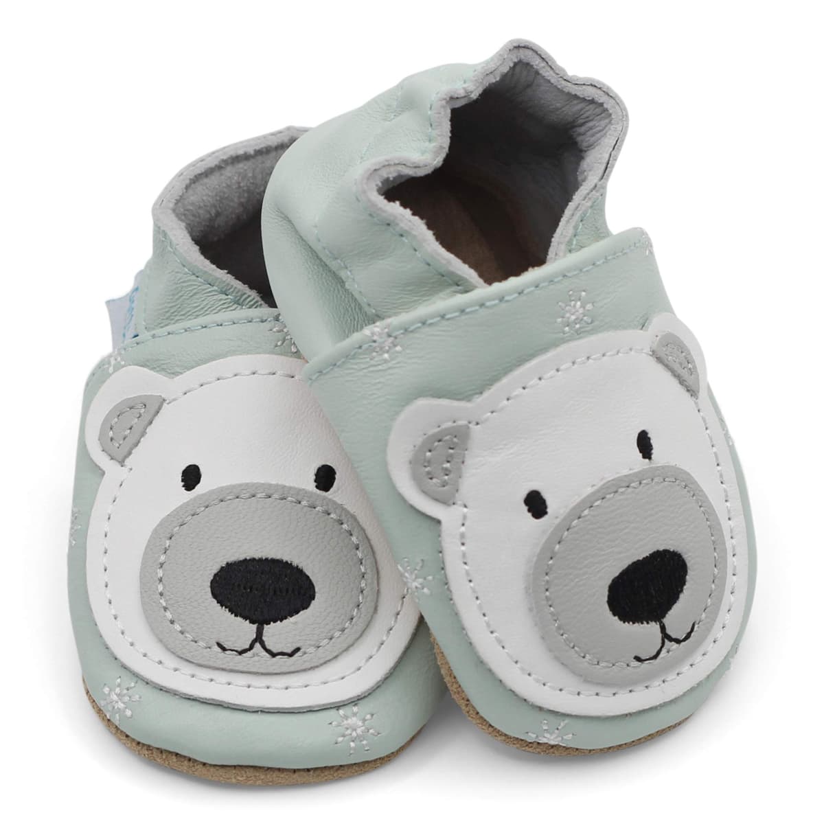 Dotty Fish Unisex Soft Leather Shoes, Unisex Baby First Walker Shoe — view 5