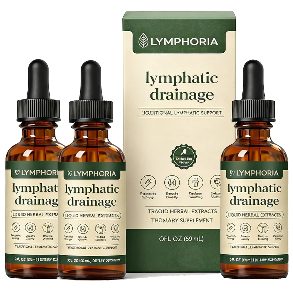 Lymphatic Drainage, 2026 new Lymphatic Drainage Drops, lymphatic drainage drops, Natural Herbal Blends (2) — view 2