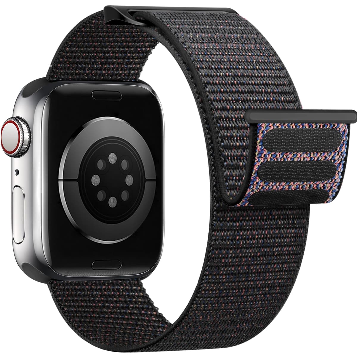 Yoohoo Nylon Straps Compatible with Apple Watch Straps 38mm 40mm 41mm 42mm(Series 10) Women Men,Upgraded Soft Nylon Strap Replacement Bands for iWatch Series 11 10 9 8 7 6 5 4 3 2 1 SE3 Ultra3/Black — view 28