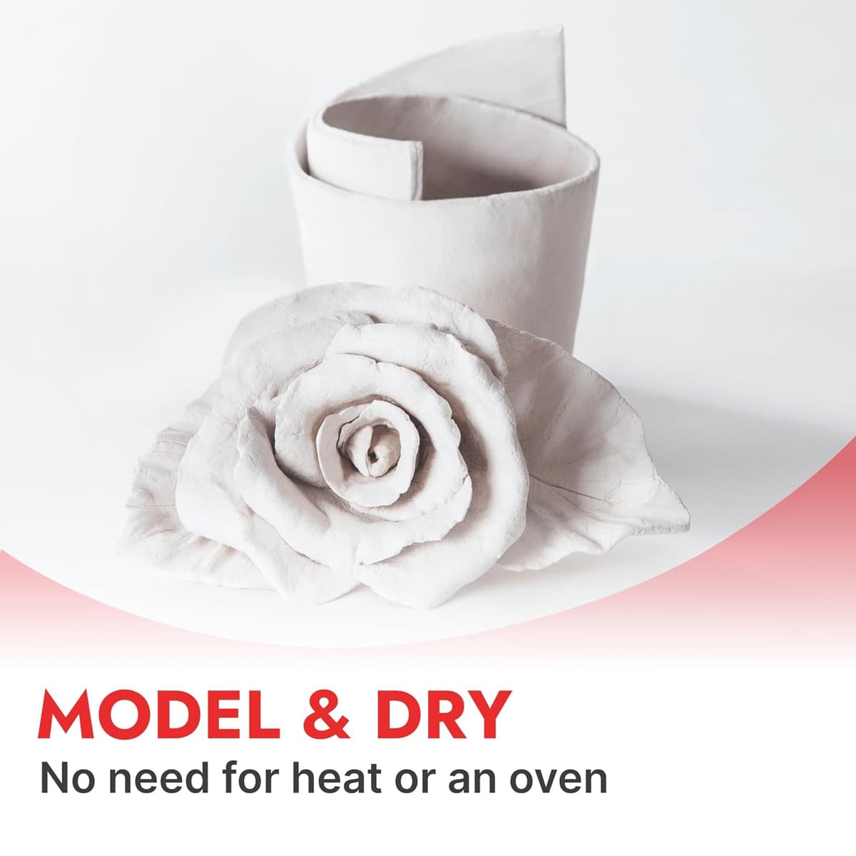 DAS White 1 kg Air Drying Modelling Clay — view 2