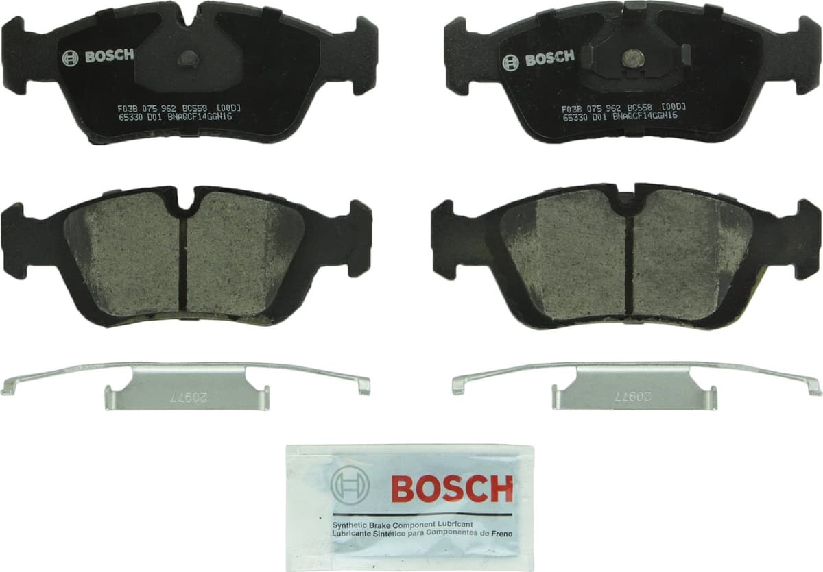 Bosch BC914 QuietCast Premium Ceramic Disc Brake Pad Set For: Acura ILX; Honda Accord, Civic, CR-V, Element, Fit, Front — view 57