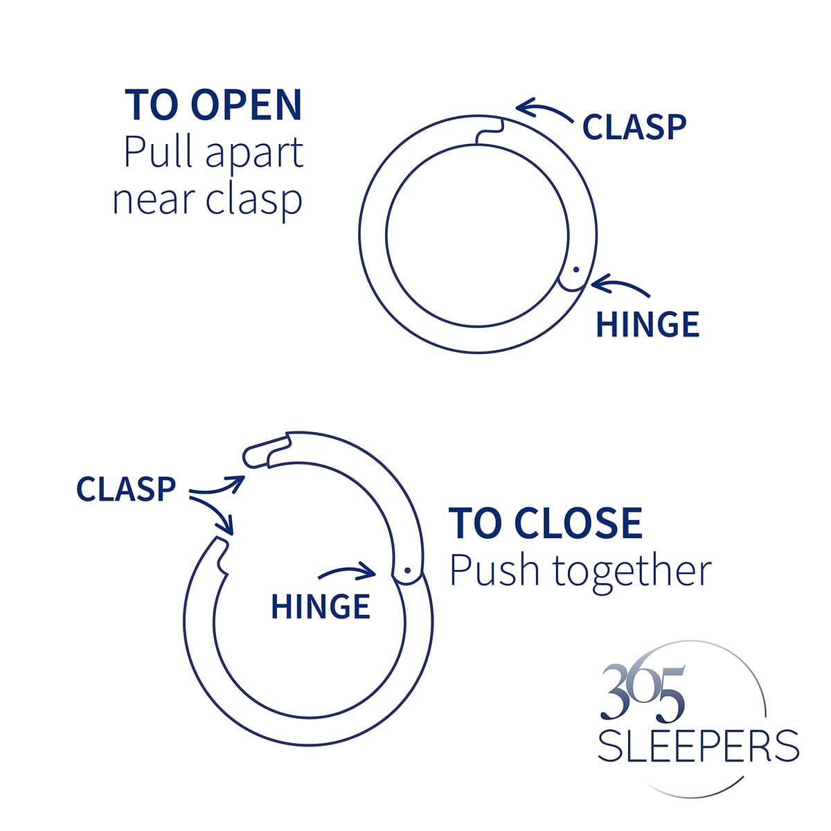 365 SLEEPERS 1pc 316L Surgical Steel Nose Rings 20G 18G 16G 14G 12G 10G 8G 6G 4G 2G Septum Jewellery Hinged Segment Ring Body Piercing Hoop Lip Rings Helix Cartilage Rook Earrings — view 3